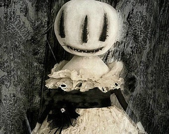 Instant Download Doll Pattern Standing Magical Pumpkin JOL & Victoria Snow girl PDF Primitive E Patterns Cloth Fabric Sewing Kim Kohler