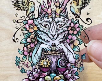 Equinox Deer Fox Vinyl Sticker