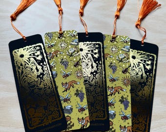 Marcapáginas de zorro de cuento de hadas