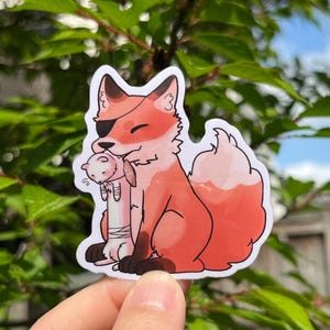 TGKF Fuchs und Frettchen Vinyl Sticker