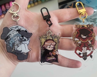 Elden Ring 2.5in Acrylic Charms: Ranni, Melina, Messmer