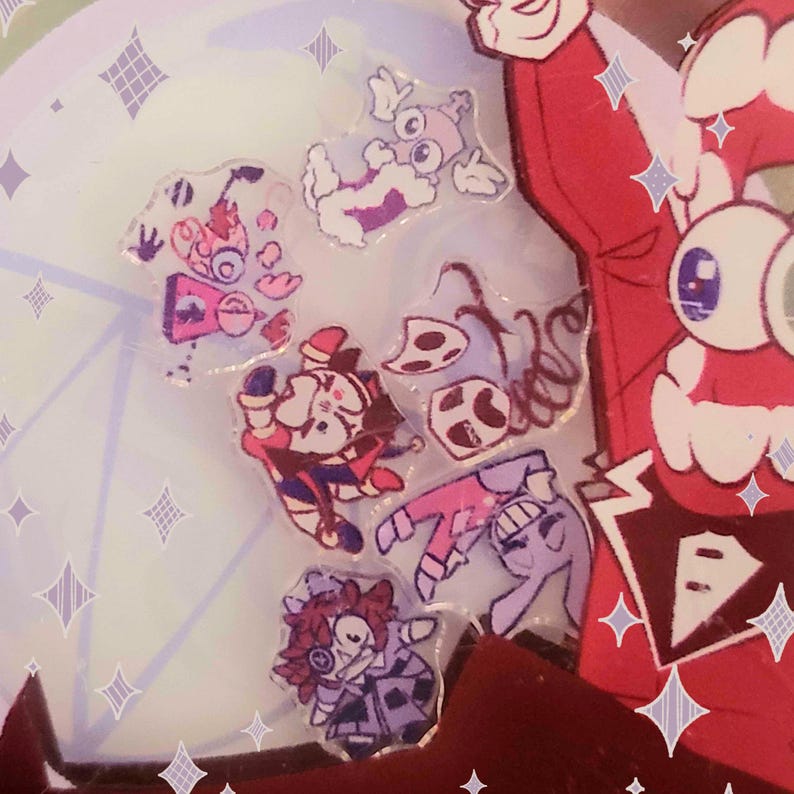 Caine Digital Circus 3in Shaker Keychain (feat. Everyone Else) image 3