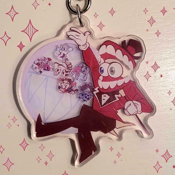 Caine Digital Circus 3in Shaker Keychain (feat. Everyone Else)