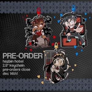 Hazbin hotel acrylic keychain - Etsy 日本