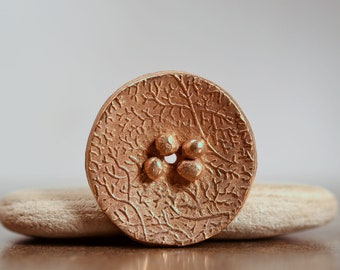 Unique Bronze Metal Clay Bird Nest for Jewelry Designs, Birds Nest Charm With Eggs, Gift for Bird Lover