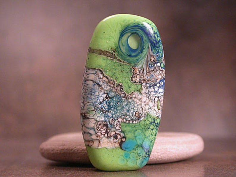 Artisan Glass Art Glass Focals Lampwork Glass Focal Bead SRA Divine Spark Designs