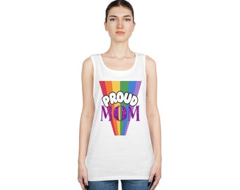 Proud Mom Heavy Cotton Tank Top