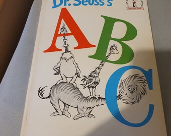 Livre ABC Childern du Dr Seusses .livre vintage