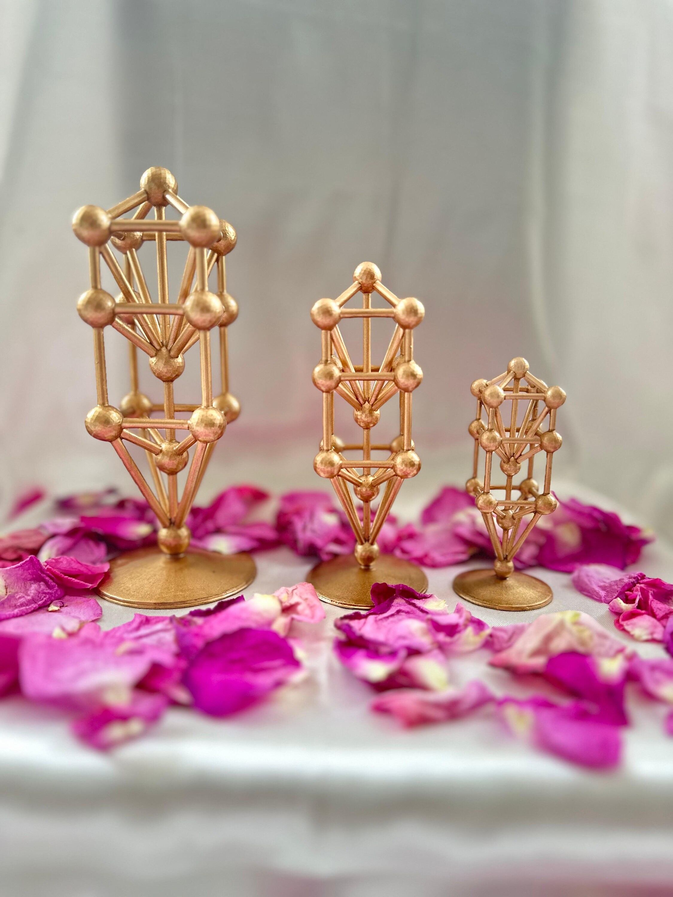 Large Gold 3D Tree of Life: Kabbalah Altar Piece (14.5cm)