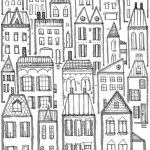 Little Neighborhood 13x19 and 8.5x11 Art Print - Etsy