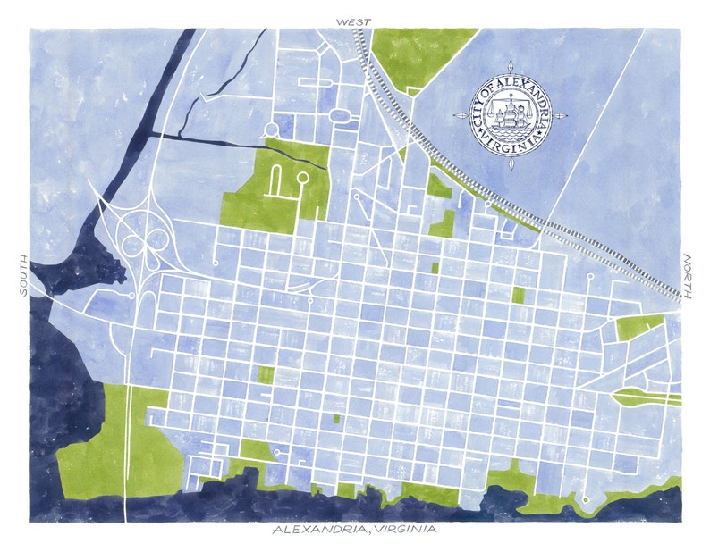 Map Of Old Town Alexandria Va Maping Resources