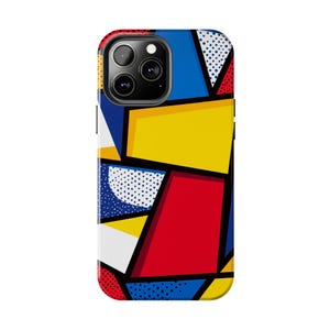 Pop Art Geometry Case | Unique Design Phone Case | iPhone 15/14/13/12 | Phone Fashion Finds Charming iPhone Cases