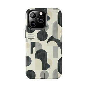 Gray Scandinavian Pattern 2 Case | Unique Design Phone Case | iPhone 15/14/13/12 | Phone Fashion Finds Charming iPhone Cases