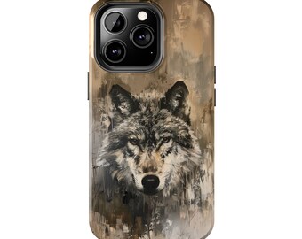 The Lone Wolf Case | Unique Design Phone Case | iPhone 15/14/13/12 | Phone Fashion Finds Charming iPhone Cases