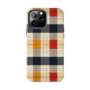 Cute Plaid Patterned Case | Unique Design Phone Case | iPhone 15/14/13/12 | Phone Fashion Finds Charming iPhone Cases