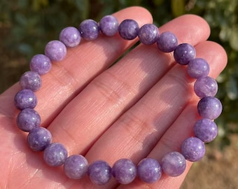 Natural  Ussingite  quartz Crystal Bracelet ，Healing crystal bead ,Women&#39;s gift，Meditate Energy gem，Inner peace, calm,perfect gift for her