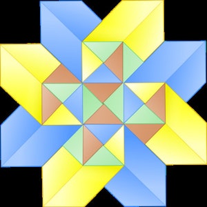 Origami Myriad Quilt Tutorial PDF Booklet