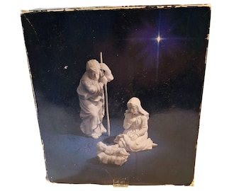 Baby Jesus Avon Krippe Sammlerstücke 1981 Heilige Familie Porzellanfiguren 3er Set