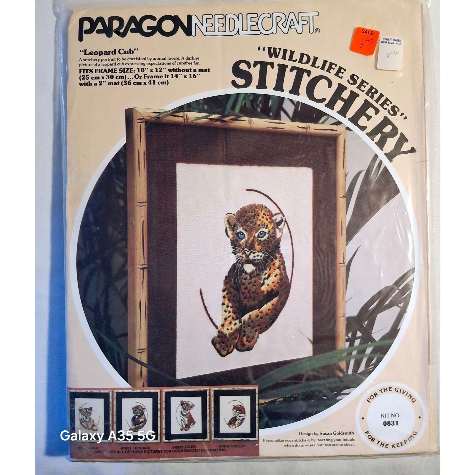 Kit crewel de Noël Paragon Needlecraft Joyeux Noël