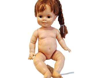 UNIQUE ! Poup. Fem. Vint. Décorat. FASHION DOLL/Toute Porcel./41cm/Nf