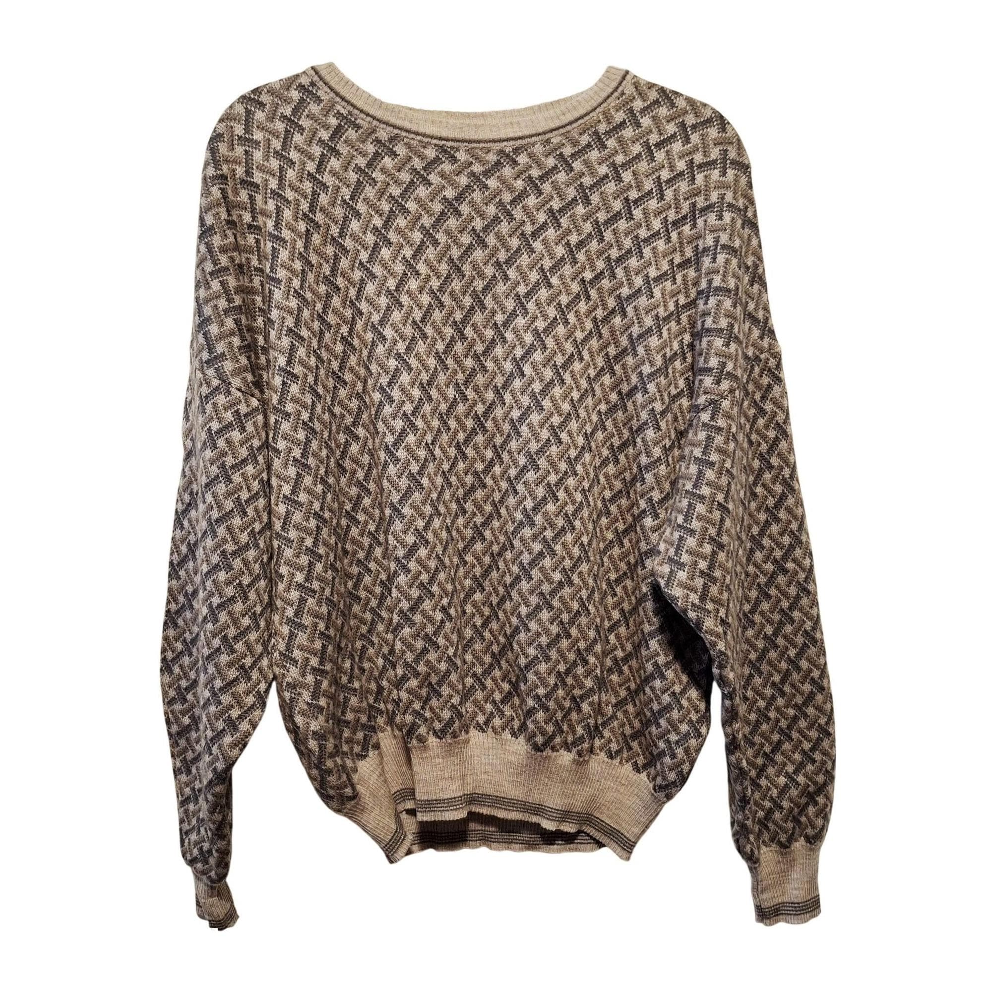 Vintage Maglificio Florence 100% Merino Wool Sweater XL Made in 