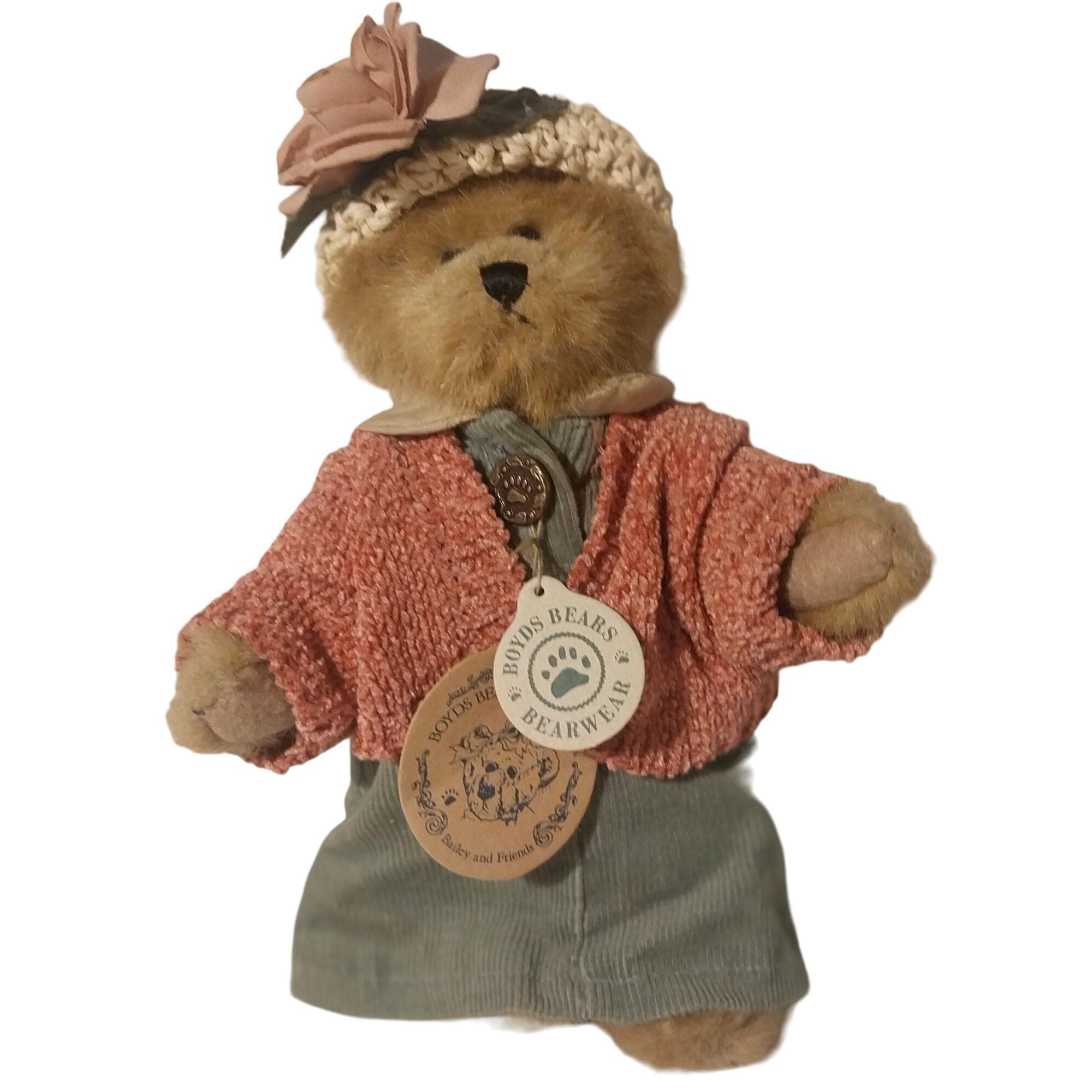 BOYDS BEARS メリーゴーランドオルゴール テディベア カントリー風 The Boyds Collection Bailey Bear Plush Doll W/ Tag Style #9199
