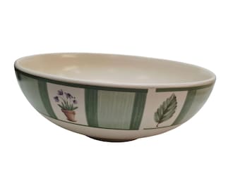Pfaltzgraff Vaste planten Flower Garden grote steengoed groenteschaal 8,5 diameter