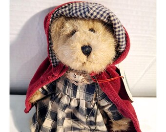 Boyds Bears Archive Collection Bailey Teddy Bear W/ Red Cape