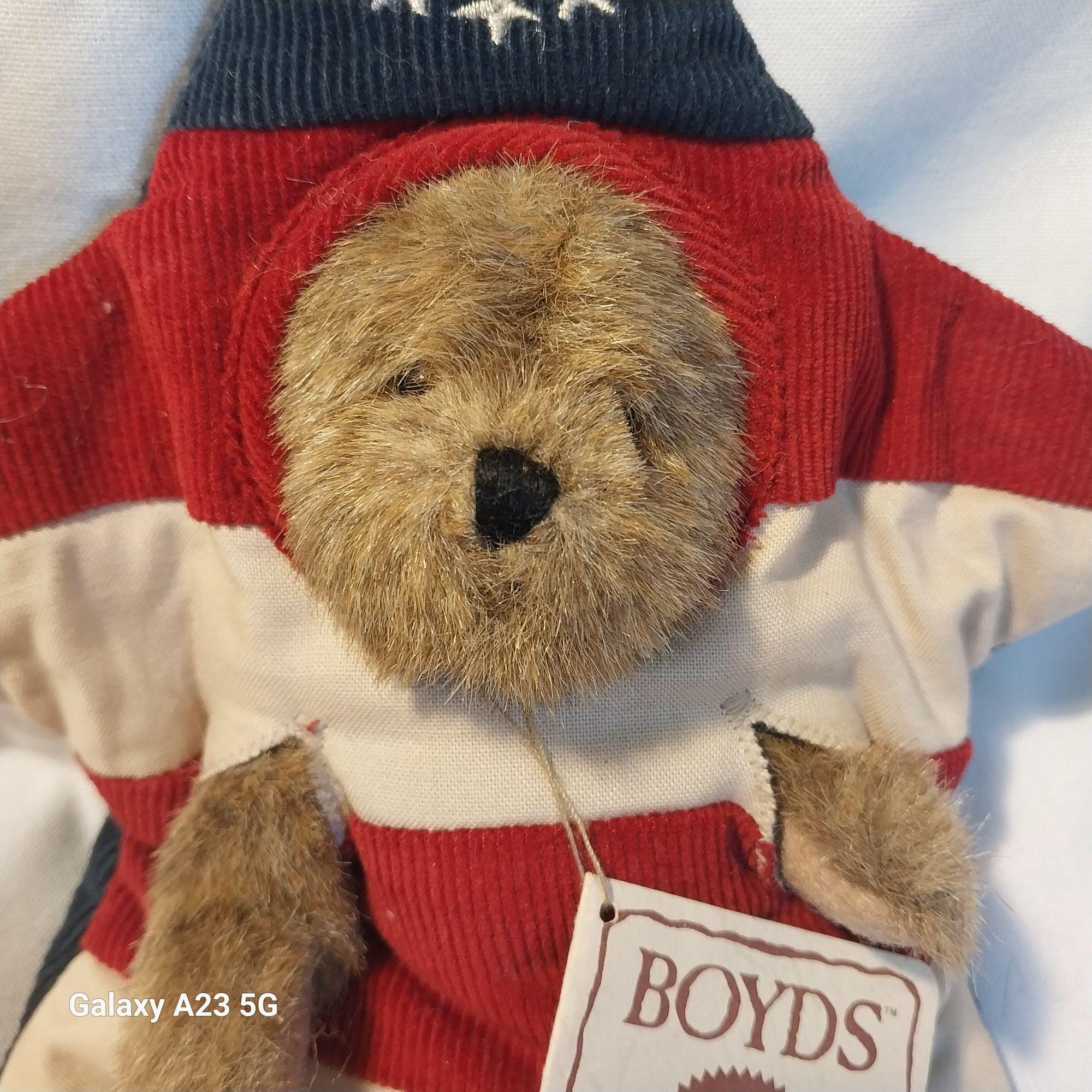 Boyds Head Bean Collection Patriotic Star Bear Plush - Etsy