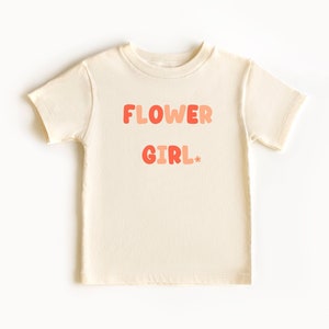 Flower Girl Toddler Shirt, Bridal Party T-Shirt For Kids, Wedding Party Toddler Kids Shirt, Flower Girl Proposal Gift Shirt, Toddler Gift