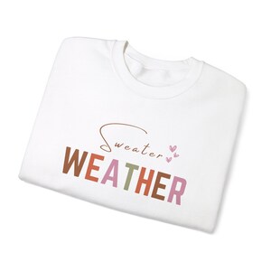 Sweater Weather Sweatshirt: Cozy Fall Crewneck