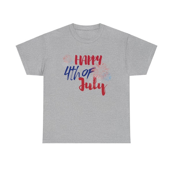 T-shirt for dad, T-shirt for men, gift for men, gift for grandfather, short-sleeved shirt , confortable shirt for men. happy  4th of JULY