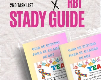 Guía de  estudio RBT. 2da lista de tarea. preparación para examen 2024