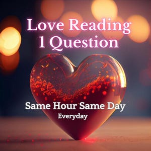 Lecture de tarot sur l'amour, lecture de tarot en une question, pour les relations et les conseils, lecture psychique détaillée sur l'amour