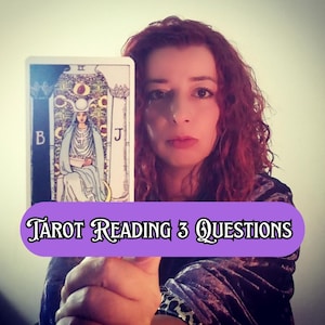 Tarot-lezing, paranormale lezing met drie vragen, begeleiding op hetzelfde uur en dezelfde dag, directe helderheid en inzicht, gepersonaliseerde tarotsessie