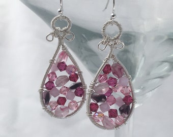 Cotton Candy Mosaic Earrings