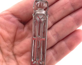Antike Wells Sterling Käfig Parfüm Flasche
