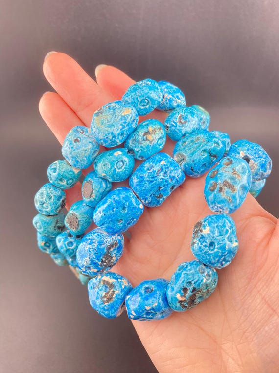 Vintage Donkey Bead Necklace - Etsy