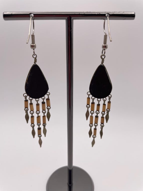 Vintage Peruvian Dangle Earrings - image 8