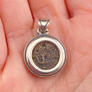 Sterling and Bronze Coin Pendant