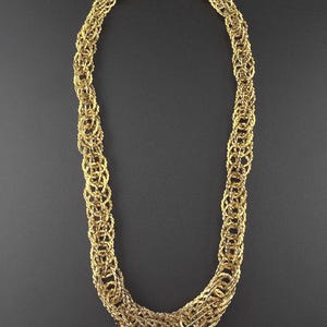 Textured Woven Chain Necklace