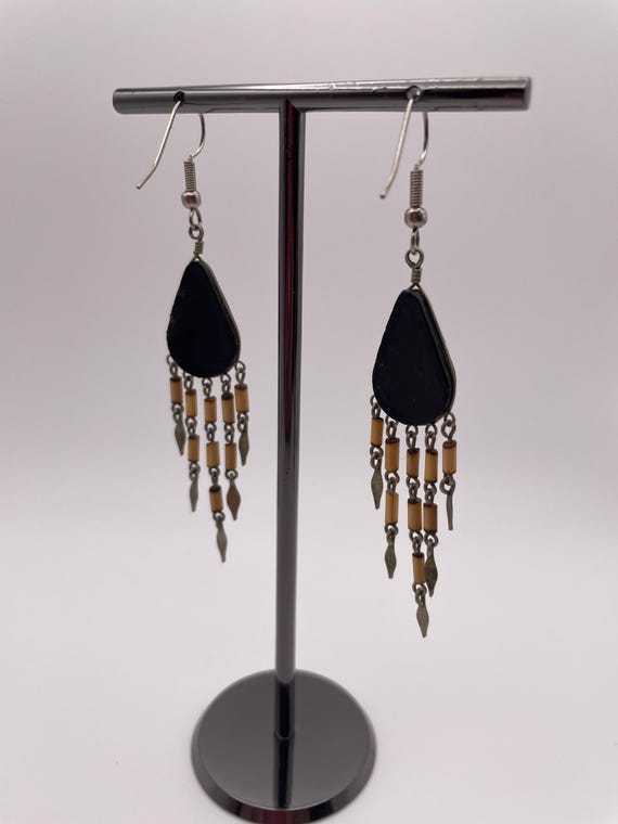 Vintage Peruvian Dangle Earrings - image 7