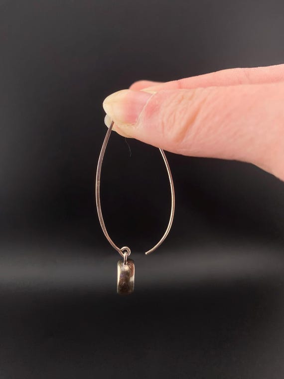 Vintage Long Sterling Silver Dangle Threader Earr… - image 7