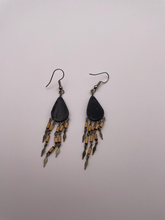 Vintage Peruvian Dangle Earrings - image 4