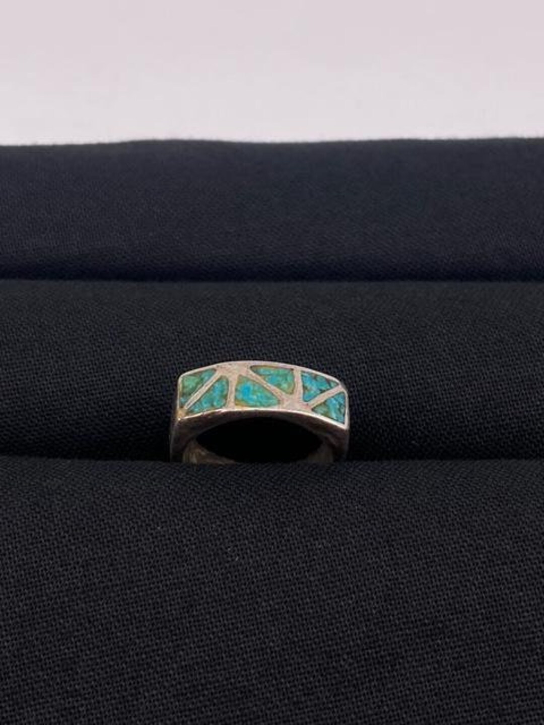 Turquoise Inlay Rings Small Turquoise Inlay Ring - Etsy