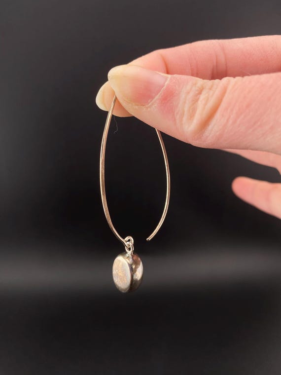 Vintage Long Sterling Silver Dangle Threader Earr… - image 6