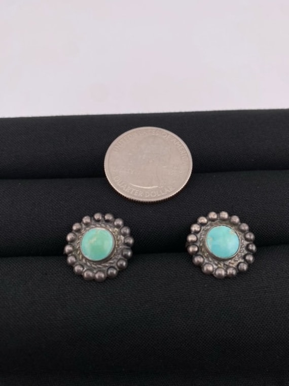 VINTAGE TURQUOISE EARRINGS ビンテージターコイズピアス VINTAGE TURQUOISE EARRINGS ビンテージターコイズピアス