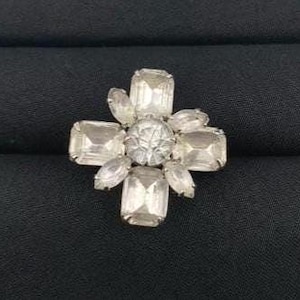 1960s Rhinestone Brooch
