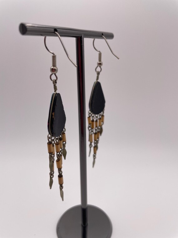 Vintage Peruvian Dangle Earrings - image 9