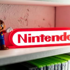 Nintendo Logo light, Game room, Desktop light, Hanging light, Gaming Room, GIFTS
